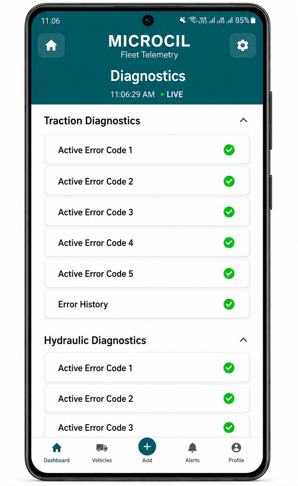 Diagnostics & Alerts